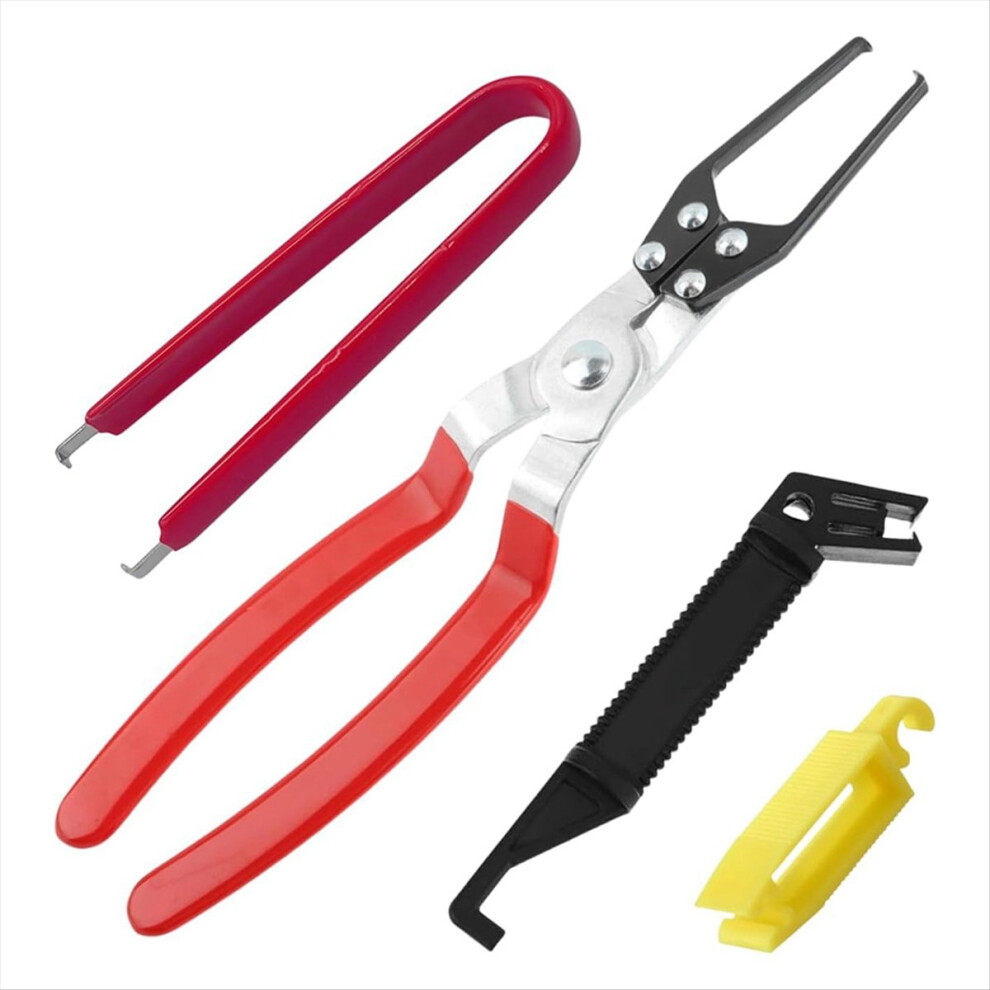 Relay Puller Pliers, Fuse Puller Pliers, 4-Pack Automotive Relay Fuse Puller Tool,Fmm Fuses Puller Tool,Terminal Remover 4853066987527