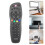 Télécommande TV avec fonctionnalités essentielles pour les 3