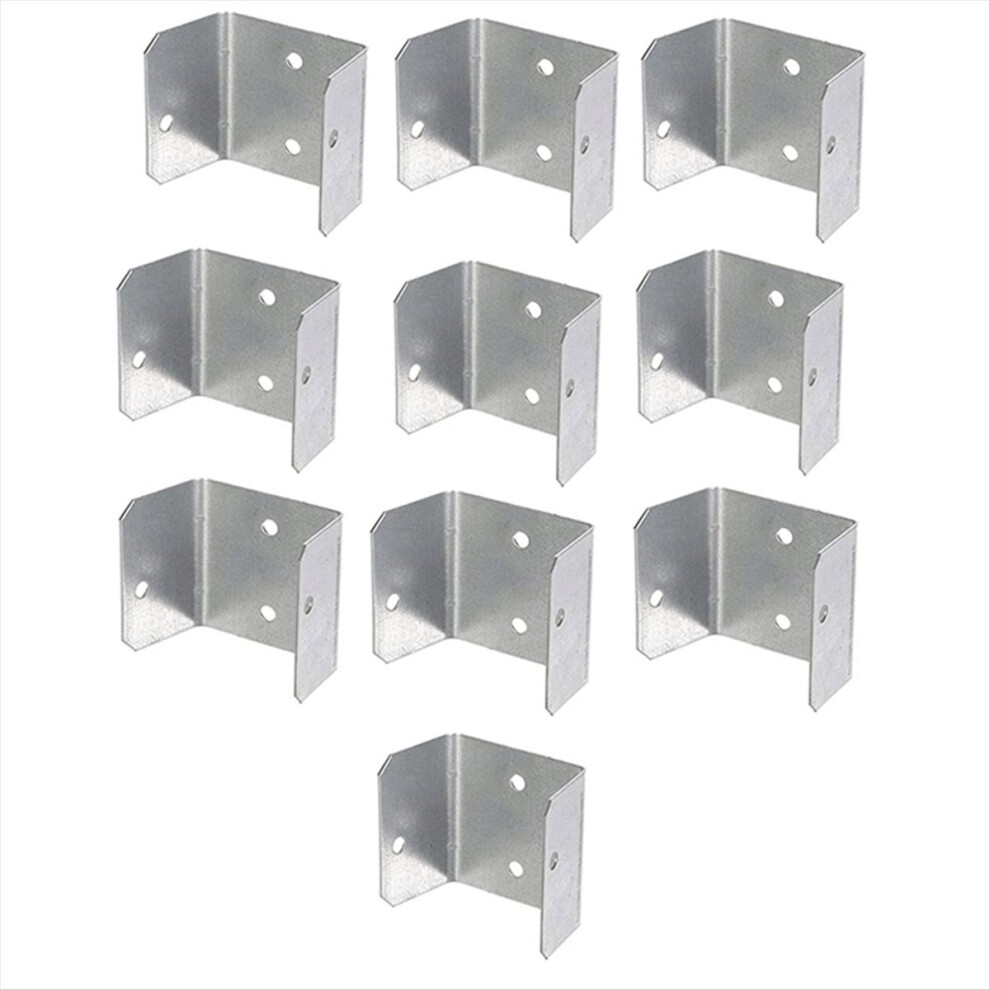 Fence Panel Clips Trellis U Clip Bracket For Timber Posts, Secure Fence Or Refixpanel Galvanised Fencing Clips 44Mm 4853066984779