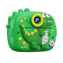 Appareil photo numérique vidéo 1080P pour enfants,-Vert