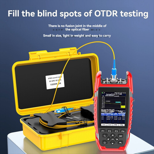 OTDR Launch Cable Box Glasvezel Test Verlengkabel 1000 Meter Dode Zone Eliminator Glasvezelkabel Test Tool B 2