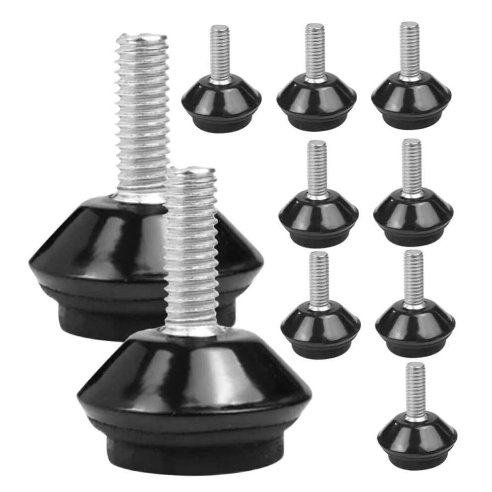 10Pcs Adjustable Furniture Levelers For Sofas Chairs Cabinets, Noise Reduction And Floor Protection 9426802915235