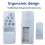 Handheld RFID Smart Chip Reader Writer+2X5200 Keychain 125Khz ID Copier Duplicator ID Tags Programmer for EM4305 T5577 2