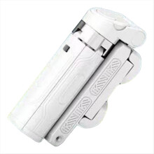 Super Mini Selfie Stick Portable Phone Holder Aid Versatile Integrated Design Bluetooth Remote for Live Broadcast White