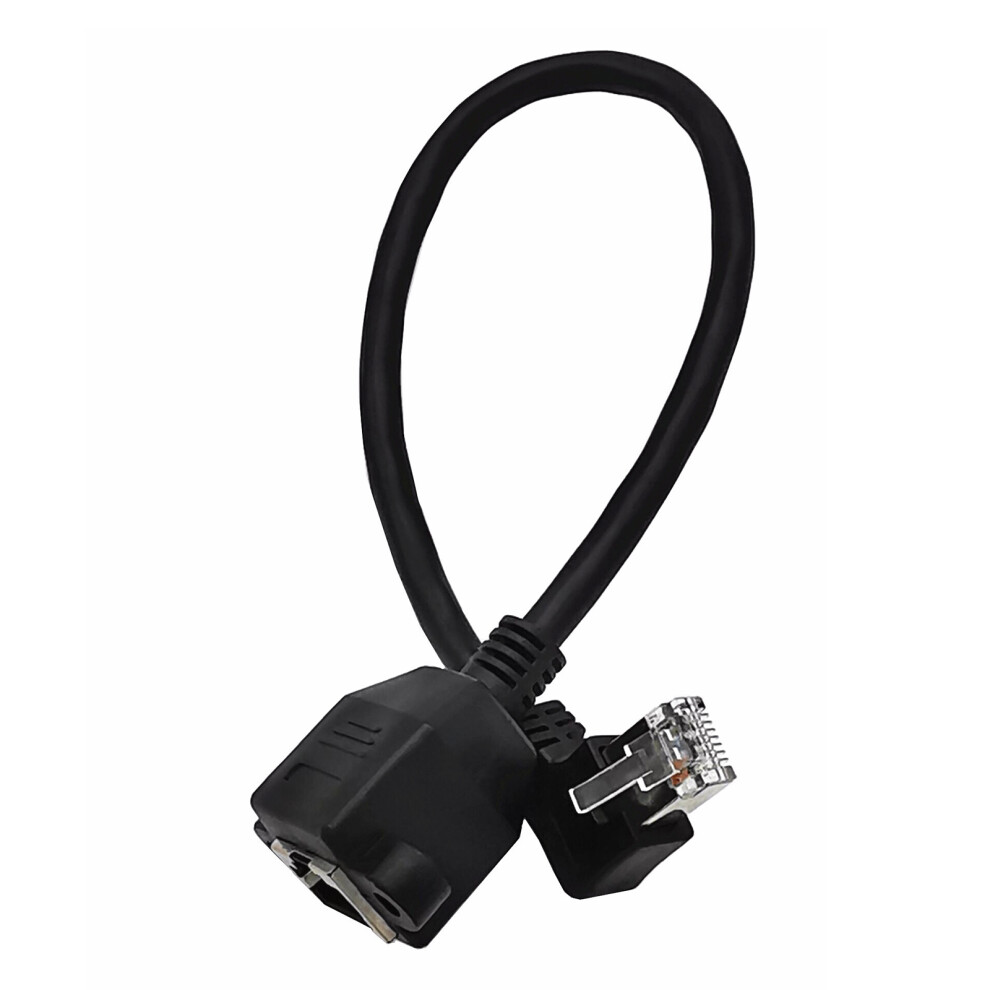 Gigabit 90 Angled Ethernet Extension Cable 30Cm 11.8In-Bend Up 7709000257782