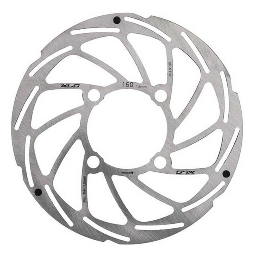Unisex Adult Brx114 Brake Disc, 180/2.0 Mm Silver 9001264097745