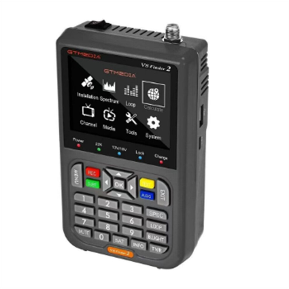 V8 Sat Finder 2 Hd Dvb-T2 Satellite Signal Satfinder Dvb-S2x/S2/S/T2/T/C Auto Calculate Angle Of ,El 4853066990329