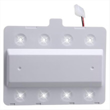 Modul LED osvetlenia chladničky s krytom Modul žiarovky chladničky na výmenu: W11043011 W10866538