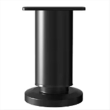 Höhenverstellbare Möbelfüße für Bettgestelle, Sofas, Schränke, Couches und Tische, schwarz, 8–12 cm