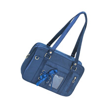 Mooie Itabag voor Pin Display Duidelijke schoudertas-marine