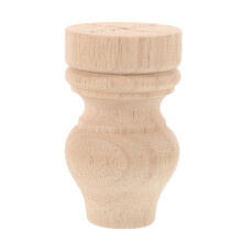 Solid Wood Furniture Legs with Vintage Design for Sofa Cabinet Table, Stable and Easy Install