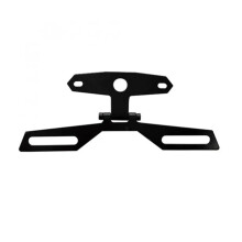 Motorcycle License Plate Holder with LED Tail Light Bracket for ATV Dirt Bike Scooter Universal Fit