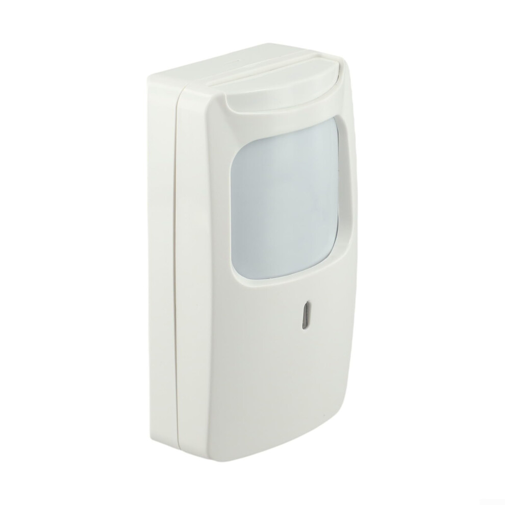 Motion Sensor Alarm With Dual Technology Pir Microwave, Wired Pet Immune Home Security Detector 812M White 9426802915563