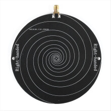 Wideband 0.51-10Ghz Circularly Polarized Antennas Equiangular Spirals Antennas RFID High Frequency Right-Hand Rotation
