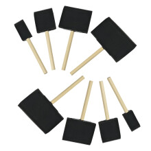 Pack of 8 sponge brushes for painting, DIY craft projects
