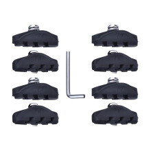 V Type Bicycle Brake Pads, Bicycle V Brake Block Set, Practical 50 mm Brake Caliper Brake Pads 4 pairs