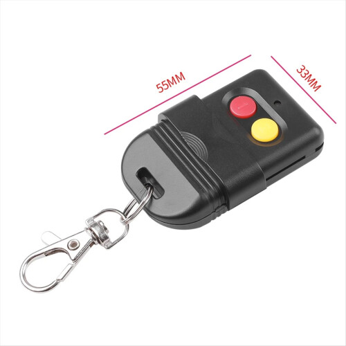 Smart Copy Remote Control Fixed Code 2 Channel Duplicator for Garage Door Opener or Alarm System 330MHz 2