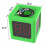 Cube Timer 1.4in 4 Sided Digital Shot Countdown Stopwatch for Chess and Card Competition Countdown Timer Green 3