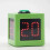 Cube Timer 1.4in 4 Sided Digital Shot Countdown Stopwatch for Chess and Card Competition Countdown Timer Green 2