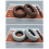 1Pair Earpads Protein Leather-     Brown protein skin 7