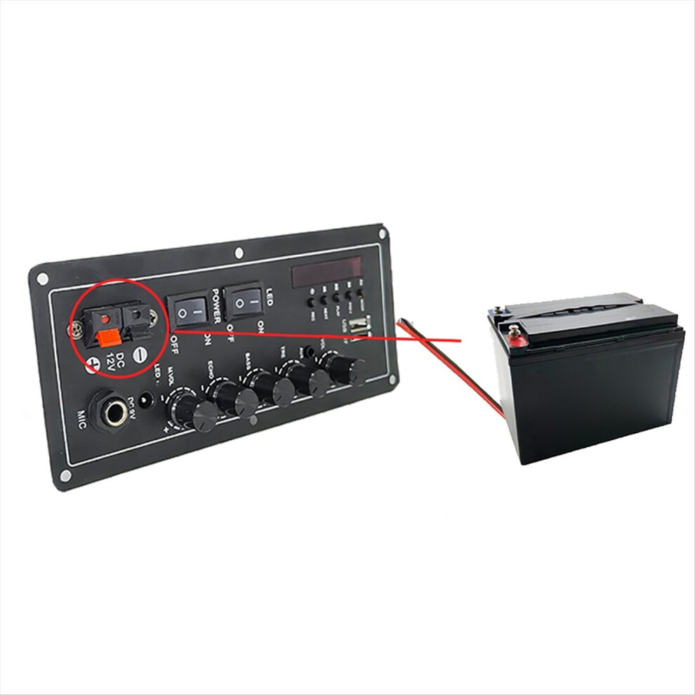 15W+15W Audio Amplifier Board Usb Radio Support Dual Microphone Bluetooth Amplificatore Subwoof For Speaker 12V 24V 220V 4853066996420