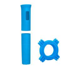 Wireless Microphones Silicone Sleeve and Grip Enhancer for-Blue