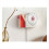 Wall Mounted CD Music Player Remote Control Home Audio Speaker USB Bluetooth-Compatible AUX Input CD Music Player Red 7