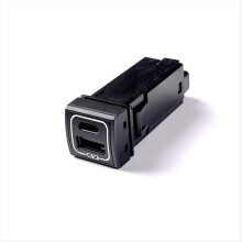 Carregador rápido USB+QC3.0 para interior de carro Prado LC250 FJ250 2024 2025