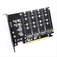 M.2 NVME to PCIe Adapter Gen4 X16 Expansion Card Compatible with 2230, 2242, 2260, 2280 SSDs for Enhanced PC Performance