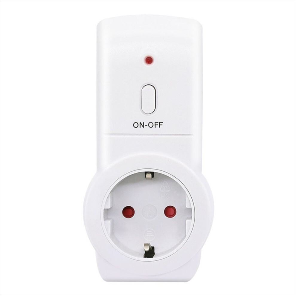Wireless Remote Control Smart Timer Socket Switch 220V Wall 433Mhz Programmable Electrical Outlet Switch Eu Plug 4853066903725