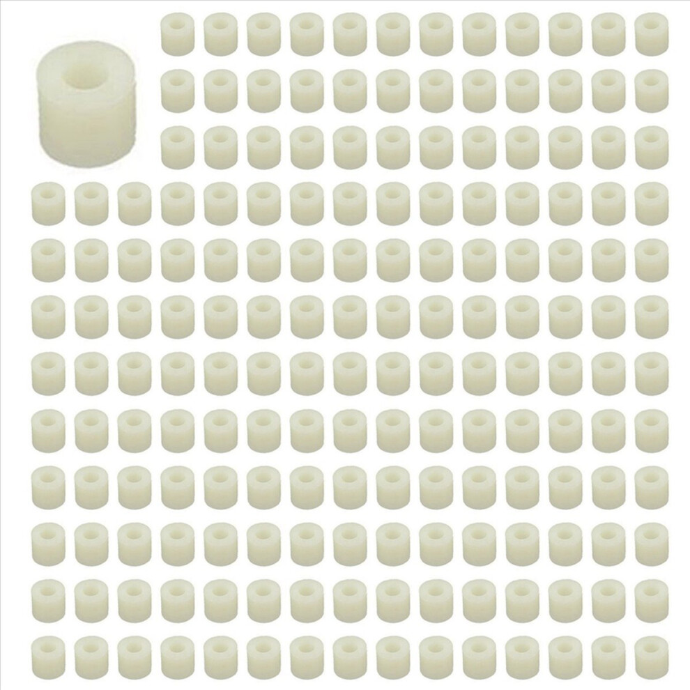 Plastic Cylinder Spacer Washer 7Mm X 3.2Mm X 6Mm 500 Pcs 4853066912741