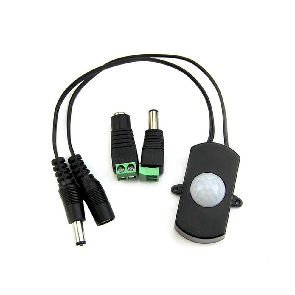 Pir Motion Sensor Switch 5A For Led Strip, Smart Motion Detection Black Dc Connector 524V 9426802916096