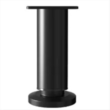 Höhenverstellbare Möbelfüße für Bettgestelle, Sofas, Schränke, Couches und Tische, schwarz, 18–30 cm