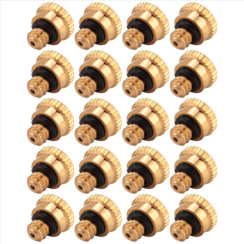 Conjunto de 100 bicos de latão para sistema de refrigeração, com 0,3 mm (0,012 polegadas) de diâmetro. 2