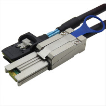 Beste kwaliteit twee kleuren 2M Mini SAS 26P SFF-8088 naar SFF-8087 36P Direct Attach koperkabel ondersteuning 12Gb