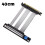 5.0 PCIE X16 Riser Cable Graphics Card PCI-E X16 5.0 GPU Extension PCI Riser Shielded Extender for ATX/ITX 90 Degree B 3