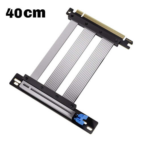 5.0 PCIE X16 Riser Cable Graphics Card PCI-E X16 5.0 GPU Extension PCI Riser Shielded Extender for ATX/ITX 90 Degree B 2