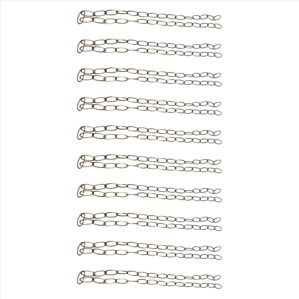 10X 1M Heavy Duty Chain For Vintage Chandelier Hanging Lamp,Green Bronze 4853066916558