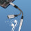 Type C naar 3,5 mm hoofdtelefoongeluidsadapter met 60 WPD-Rood 6