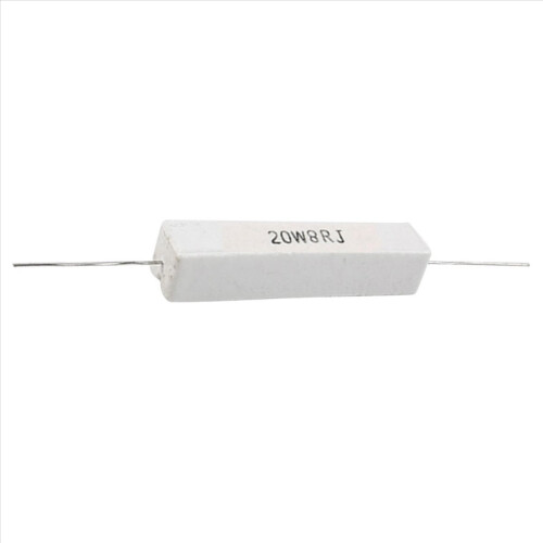 16 Pcs Wire Wound Ceramic Cement Resistor 8 Ohm 20W 5% 2