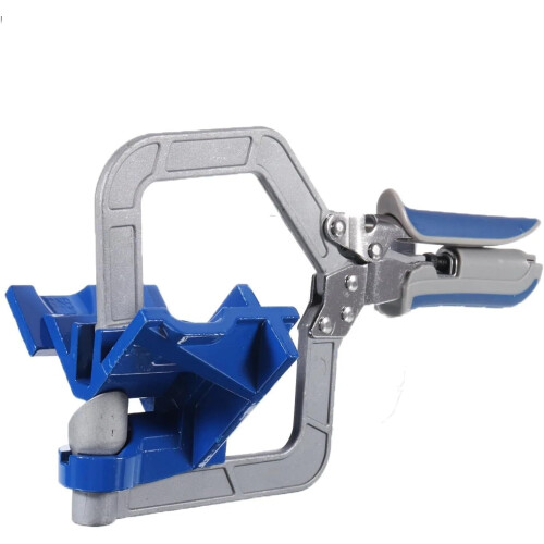 Right Angle Drill Guide with Precision Angle Lock, Adjustable Jaw Clamp for Wood, Metal, Plastic 1