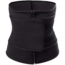 Trimmer Belt for Men with Slim Body Shape Waist Women Fitness Yoga Equipment for Belt Gymnastics Mat Cheap (Black, XL)