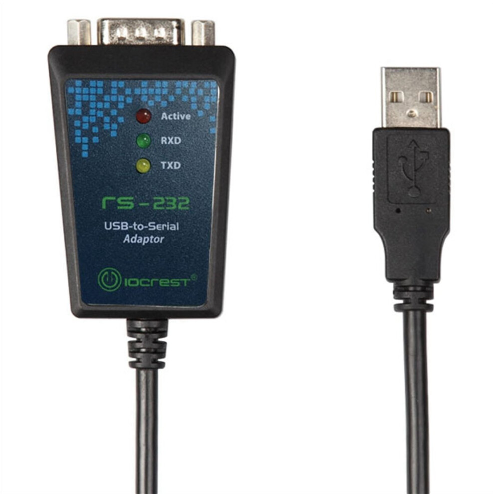 Usb 2.0 To Serial -232 Db9 9Pin Adapter Converter Cable Chipset Usb To Rs232 Support Win10 Length 1M 4853066902407