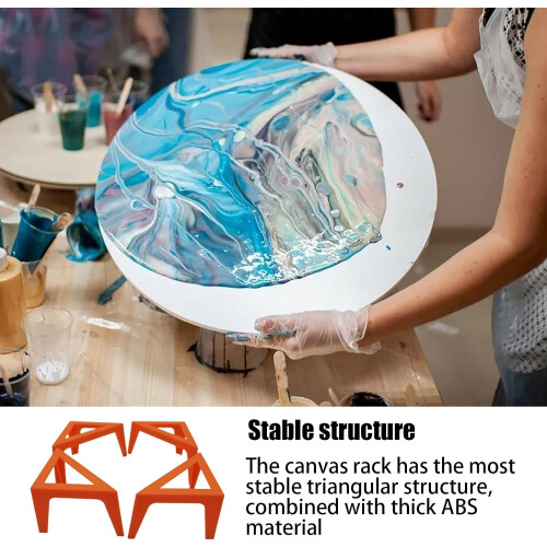 Canvas Feet Spacers Corner Stand Casting Painters Adjustable Art Easels Pouring Paint Support 2