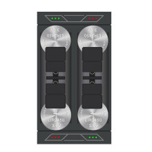 Knoopcellader voor LIR2450 LIR2477 MultiSlot batterijlader met