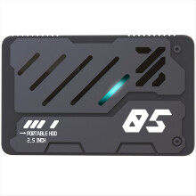2.5-Inch Portable External Type-C HDD RGB Portable Type-C 2.5Inch Hard Drive Expansion Storage Disk for PC Laptop 500GB
