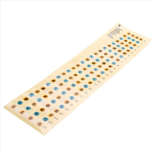 3X Guitar Fretboard Note Decals Fingerboard Frets Map Sticker for Beginner Learner Practice(Bass-Multicolor) 1