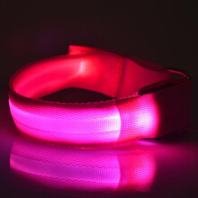 LED-armband med lysande effekt för nattlöpning, justerbara LED-armband med superstarka lampor och reflekterande remsor, uppladdningsbara lysande