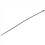 2000 bridas negras finas para cables, 200 mm x 3 mm 5