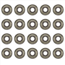 606Z 6 x 17 x 6 mm Miniatur-Rillenkugellager aus Metall, 20 Stück